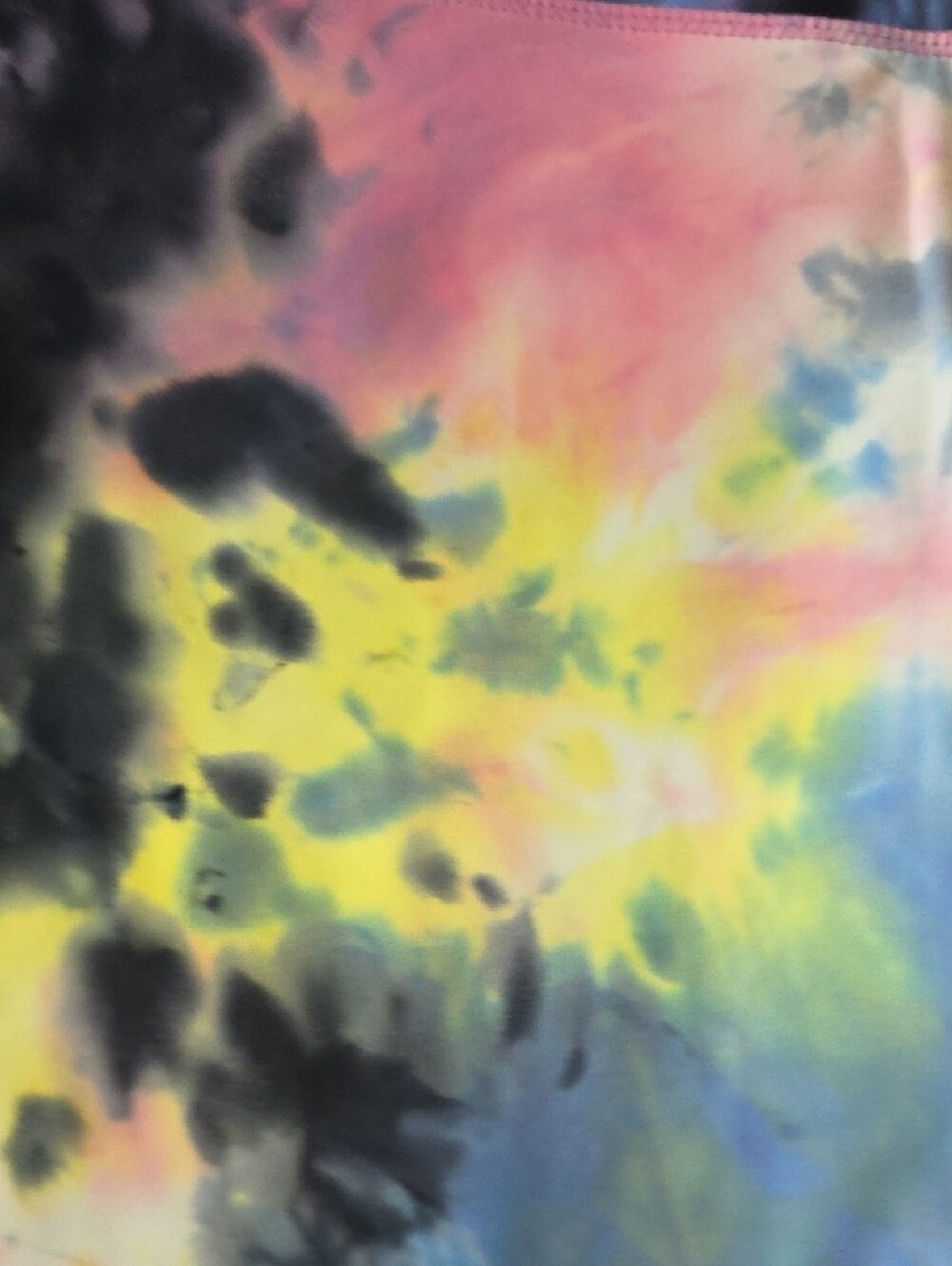 Balance Athletica Tie-Dye Pink Purple Yellow Athletic Shorts - Picture 9 of 11